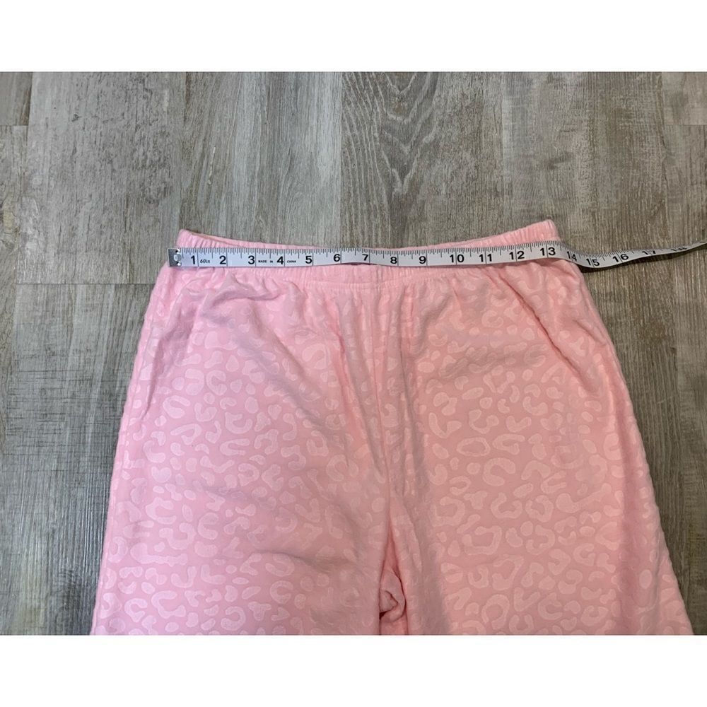 NWOT Pink K  Women's Fleece Pajama Super Cozy Sleepwear 2-Pc Set  Pink S… - Picture 6 of 12